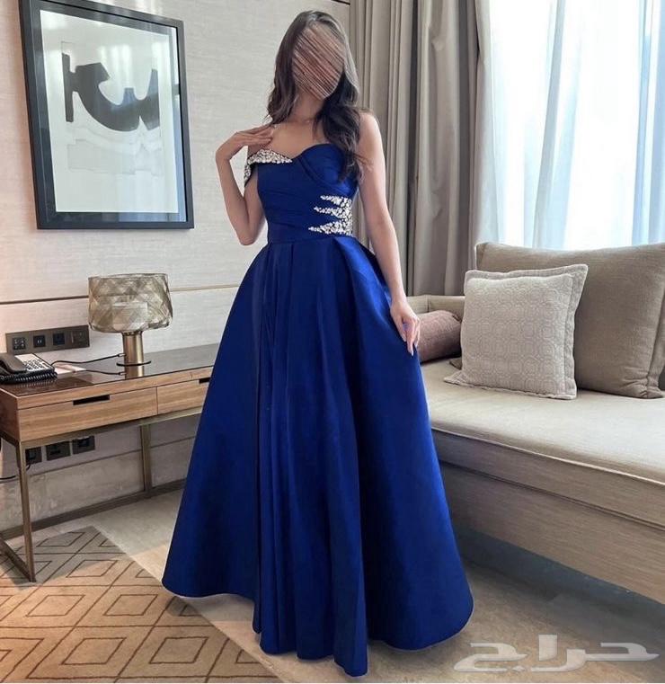 Elegant blue dress for occasions63402133416195111