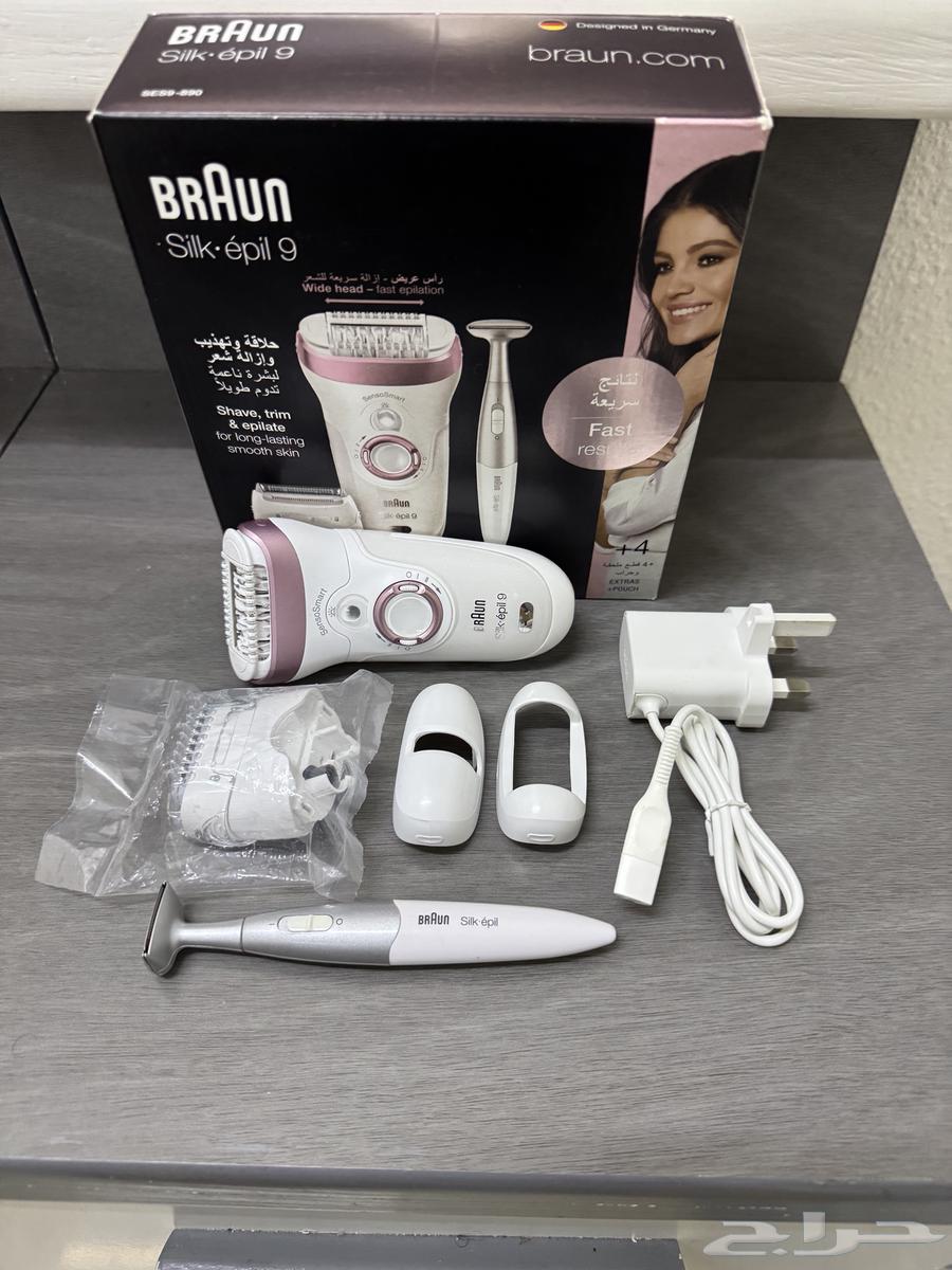 Braun Silk-Epil 9 Epilator with 4 Attachments SES 9-89063373668659970114