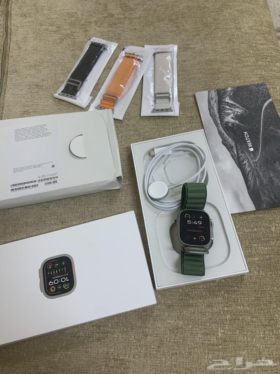 Apple Watch Ultra 2 with 100% battery, supports SIM card63374343113219111