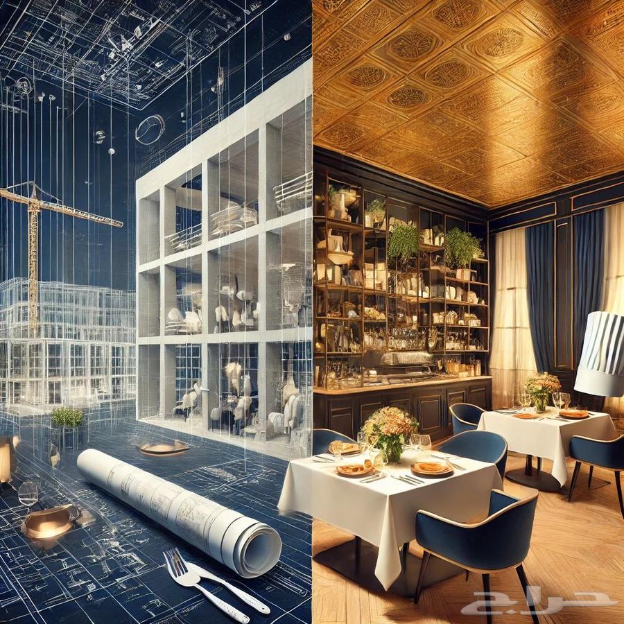 مقاول مطاعم تصميم وتشطيب مطاعم مقاولات630305532894751122