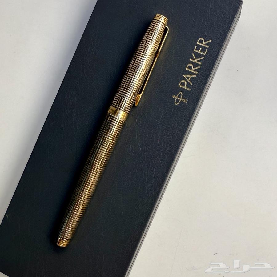 Parker 75 Pen - 925 Sterling Silver with 18 Karat Vermilion Plating63063677534465112