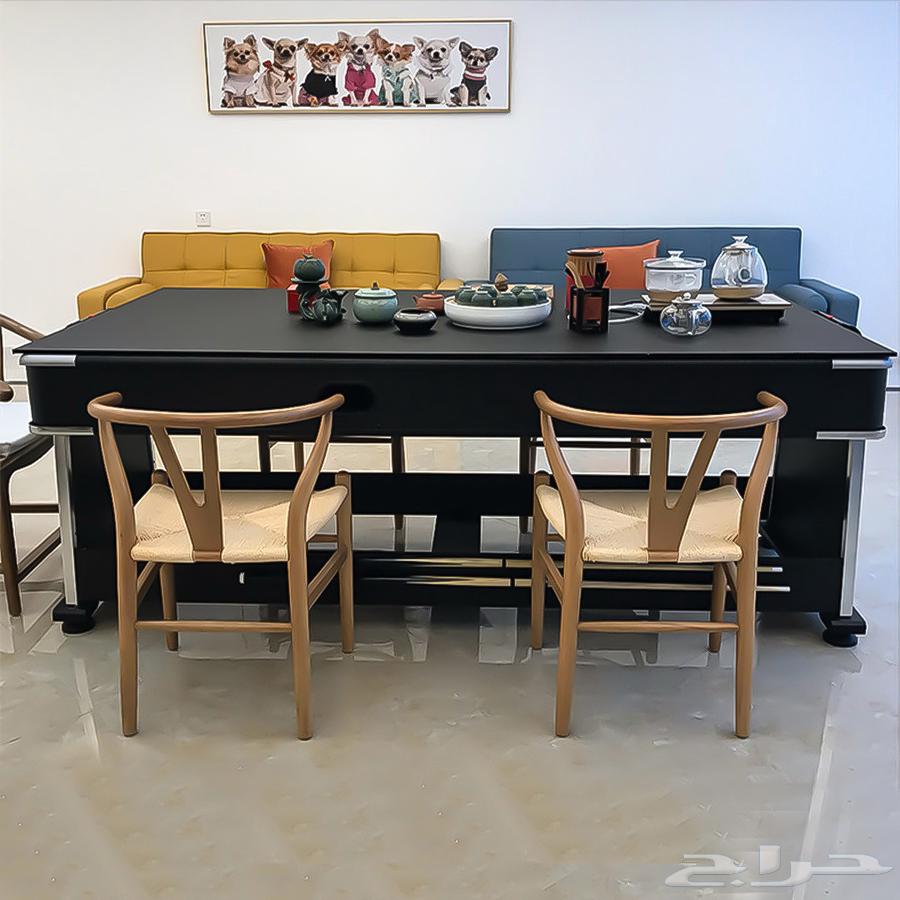 طاولة الألعاب الرياضية متعددة الوظائف بالياردو4في1مميزه63365806139650113