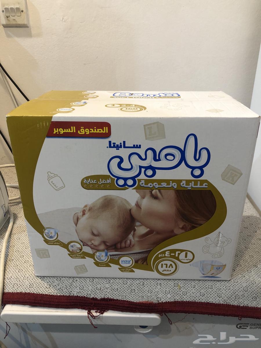 حفاضة و  مقاسه مكتوب كرتون جديد سعره 10063361525463682113