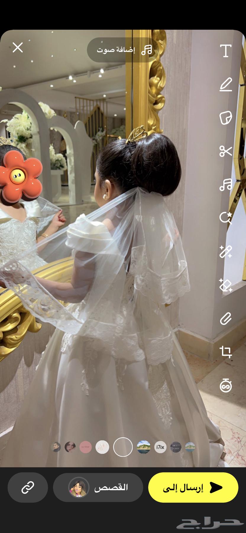 للبيع فستان ابيض لطفله عمر من 4 الى 6 الفستان من تركيا63359938529665111