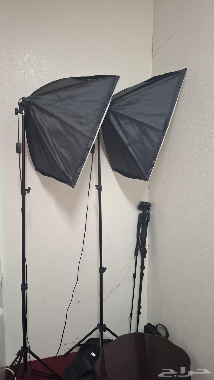 طقم إضاءة تصوير احترافي ( سوفت بوكس )633555590396171113