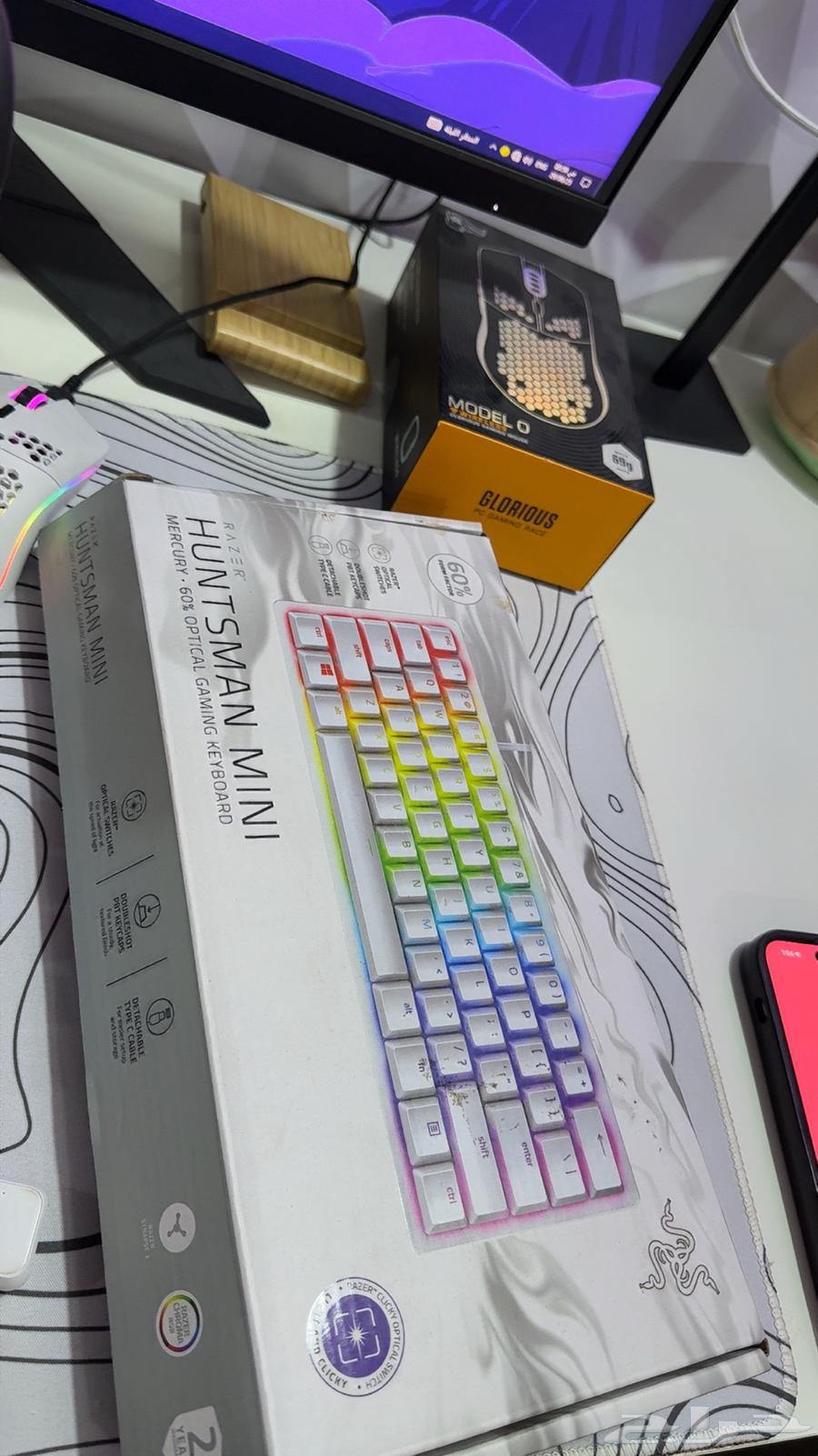 Razer Mini Keyboard and Glorious Mouse63667678402177112