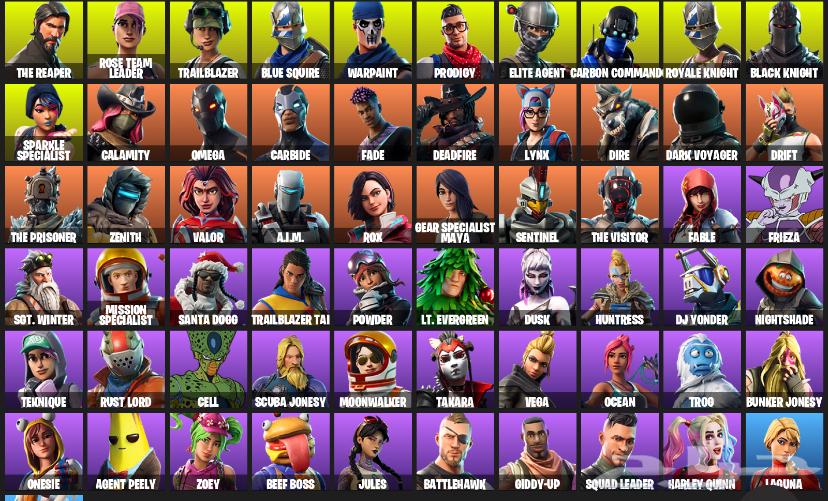 Fortnite account63342383519491110