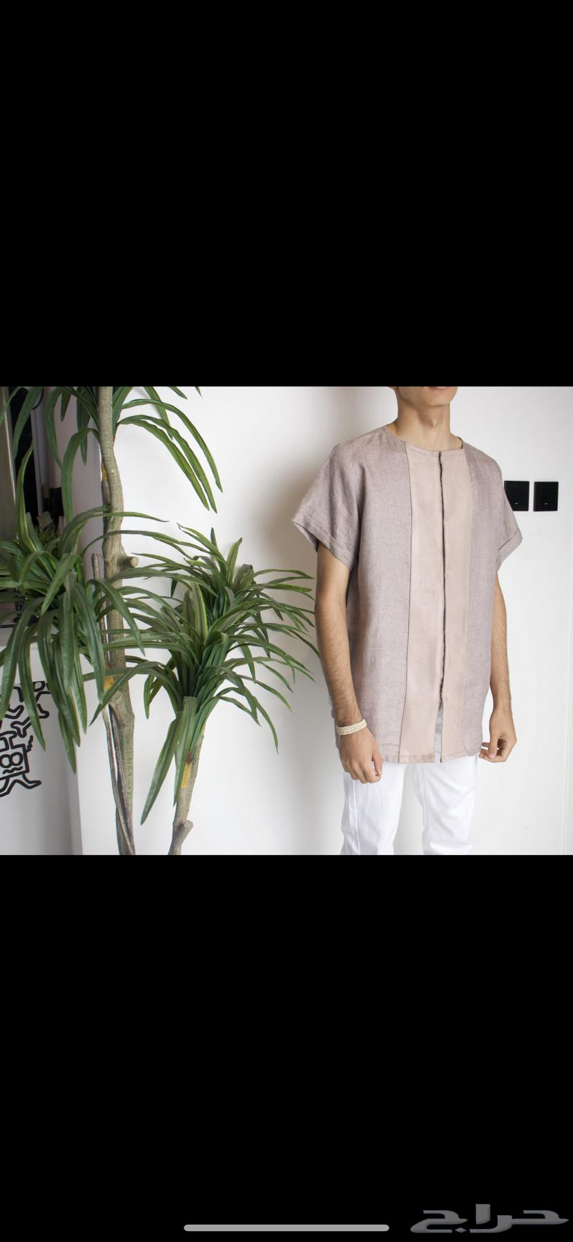 High-quality and luxurious linen brand T-shirt63342575923842112