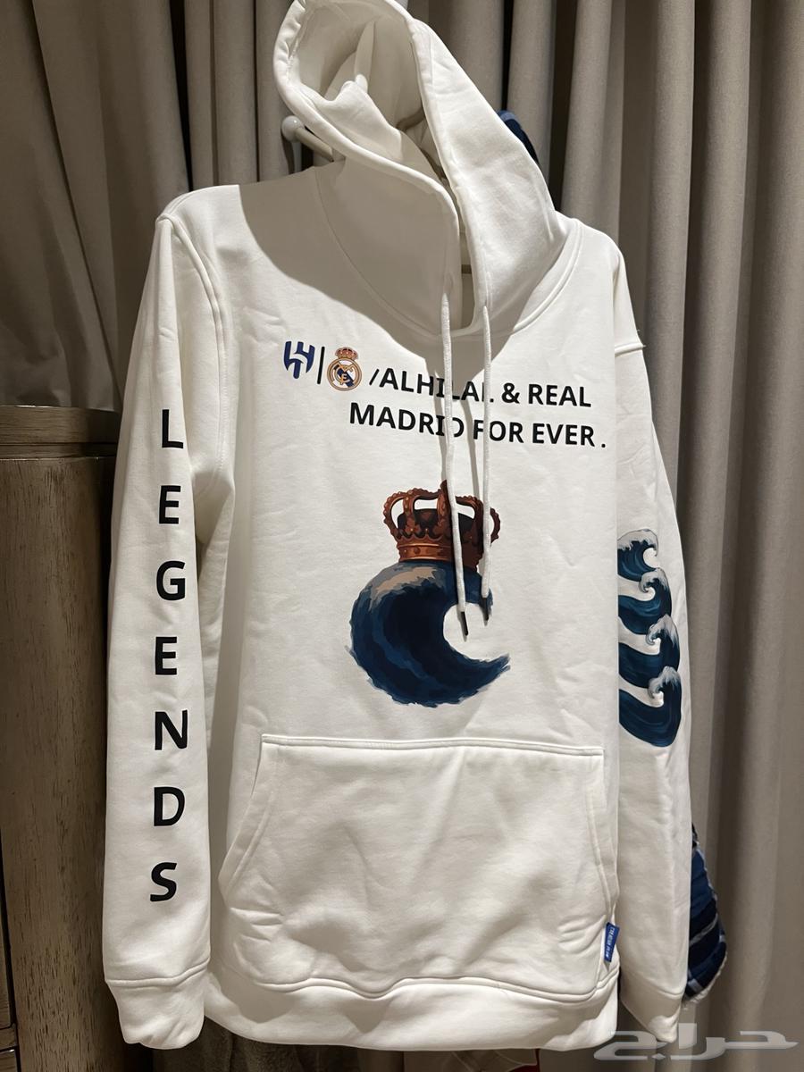 Hoodie with special crescent and Madrid design633319868339221123