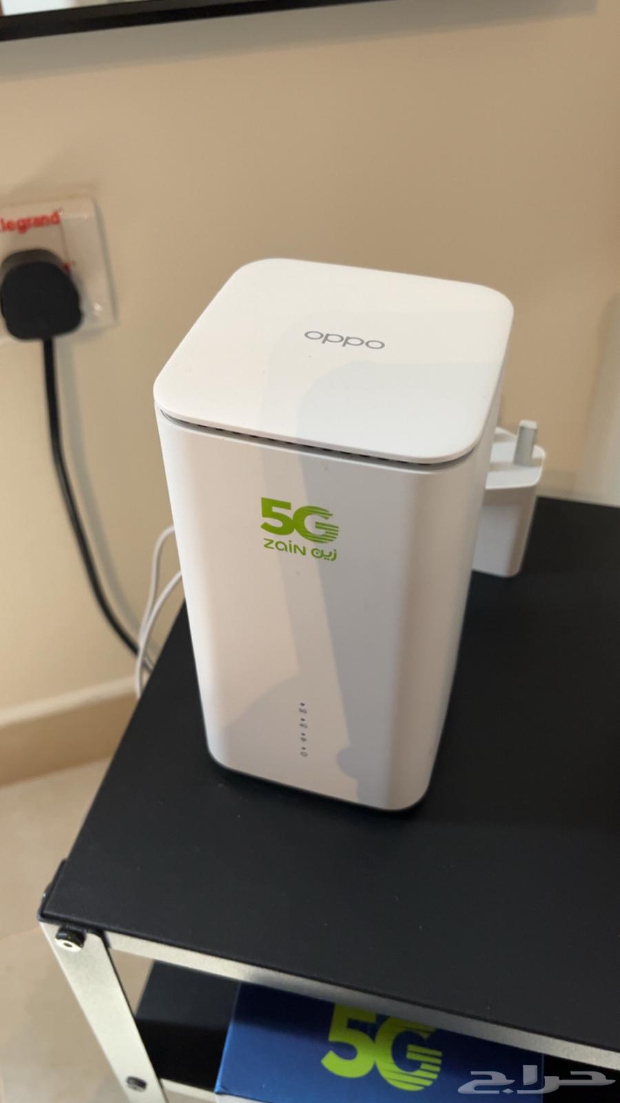 راوتر Oppo 5g من زين مفتوح التشفير شبه جديد63327925111811113