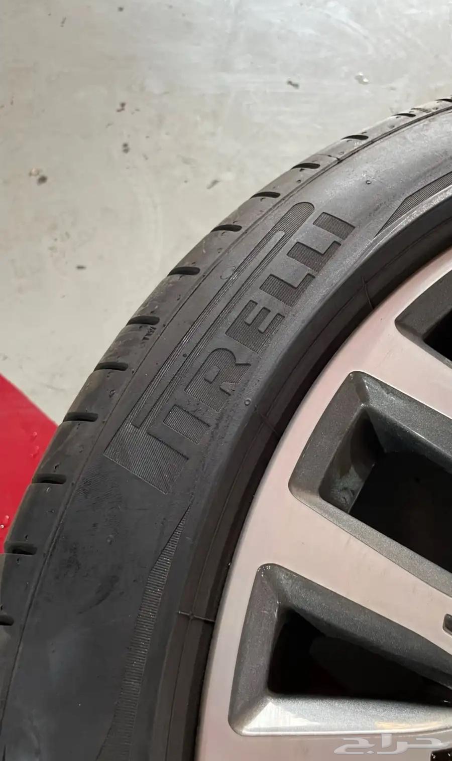جنوط اودي مقاس A8L 20 بكفرات بريلي جديده واصليه63404076473729112