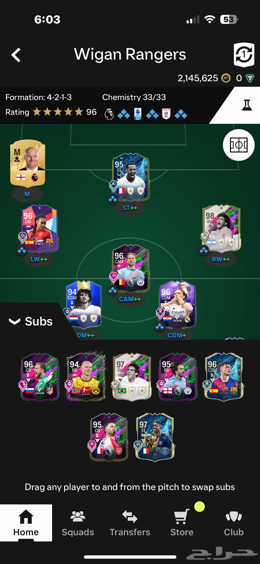 Strong FIFA 25 account for sale PC63329542028161111