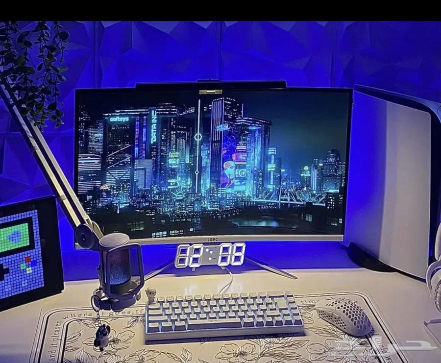 شاشة LG شاشة ألعاب منحنية بيضاء 27 انش63401065001987113