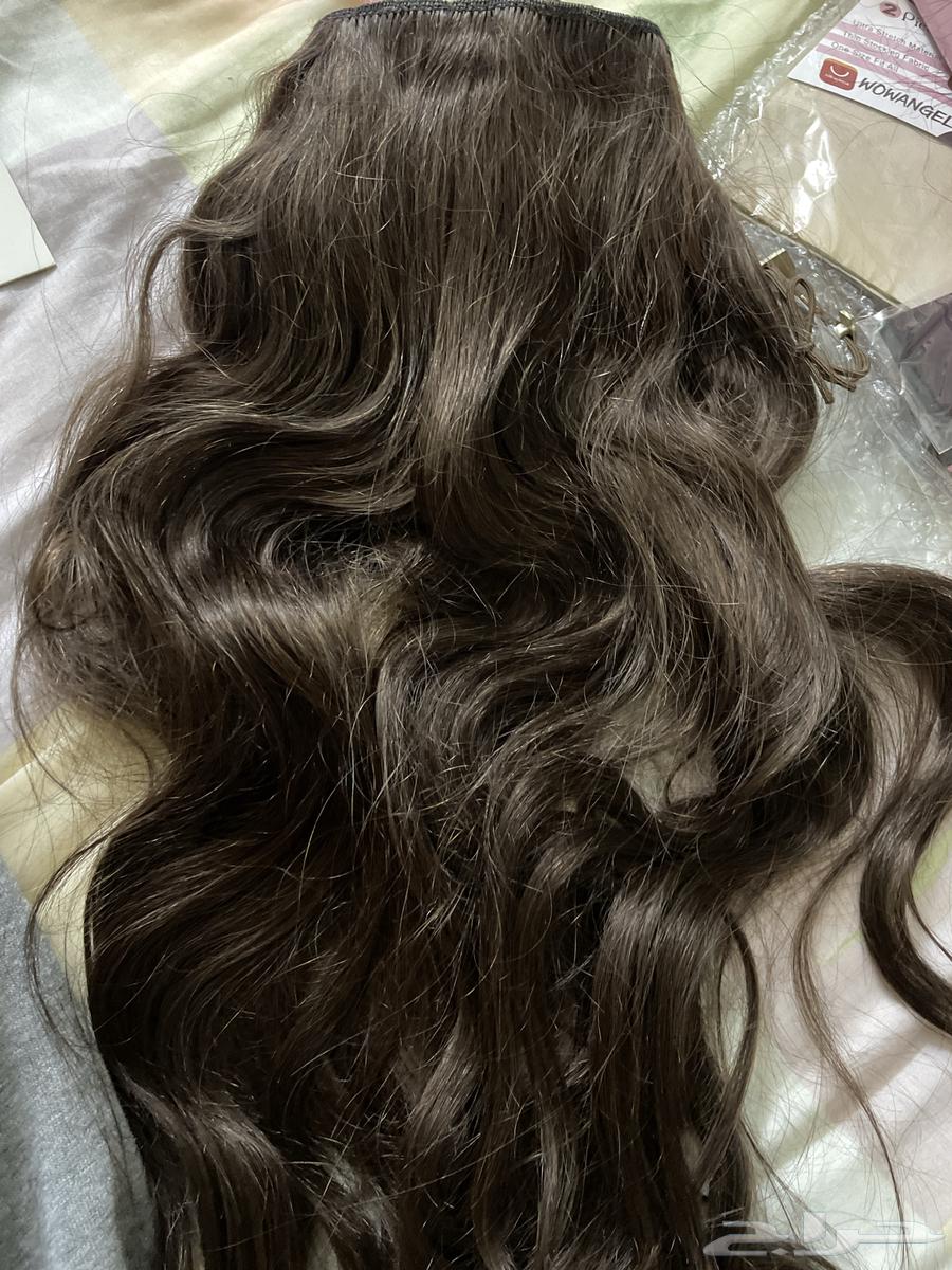 Hair extensions, clip-in hair extensions, natural brown hair, 200 grams63470763071746113