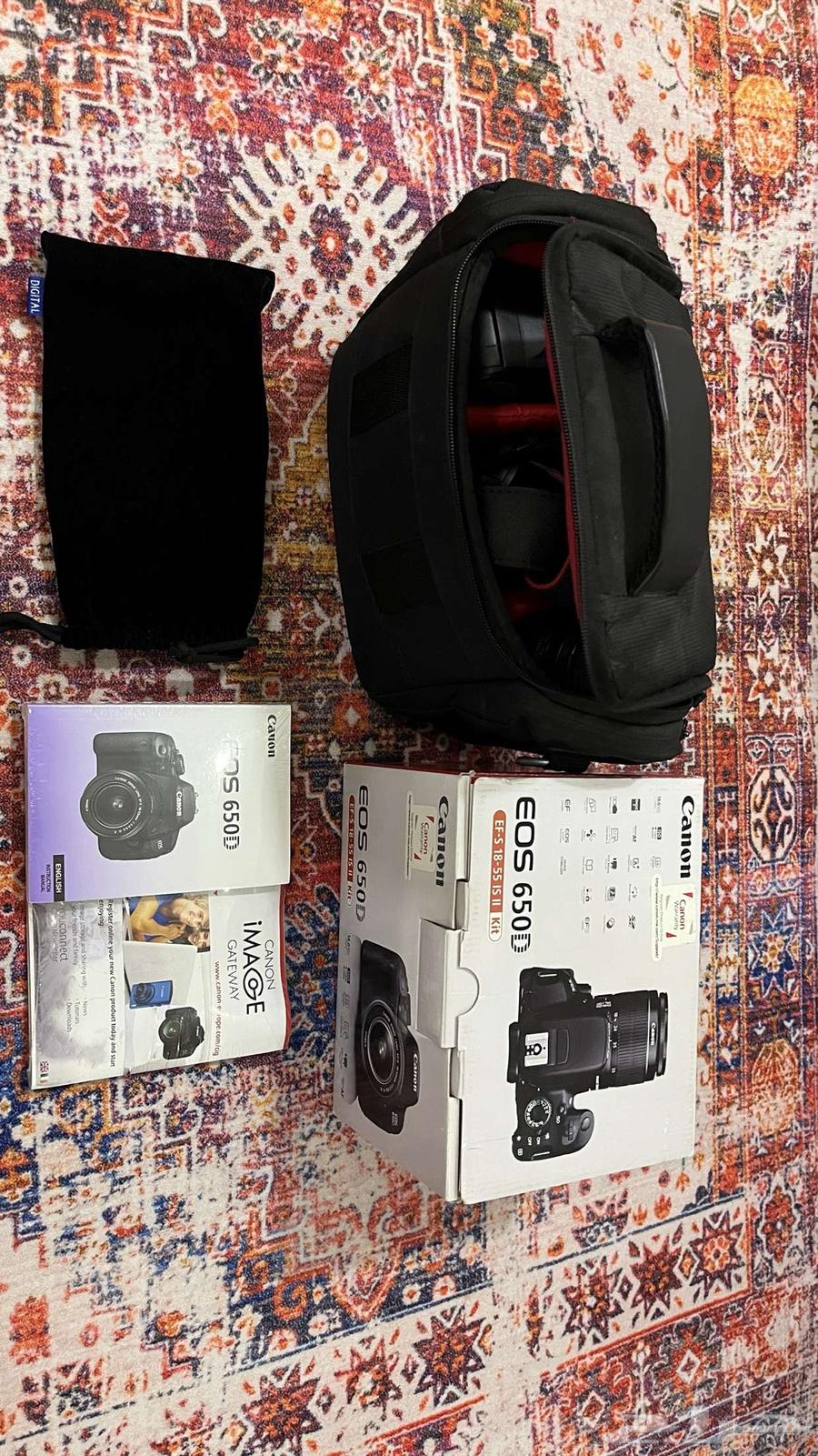 كاميرا Canon EOS 650D مع عدستين   فلاش   كامل الملحقا63388977532162113