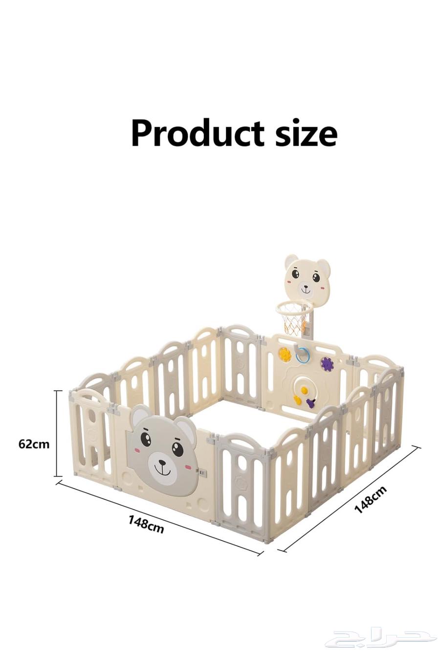 Foldable barrier and playground for children63389716806401113