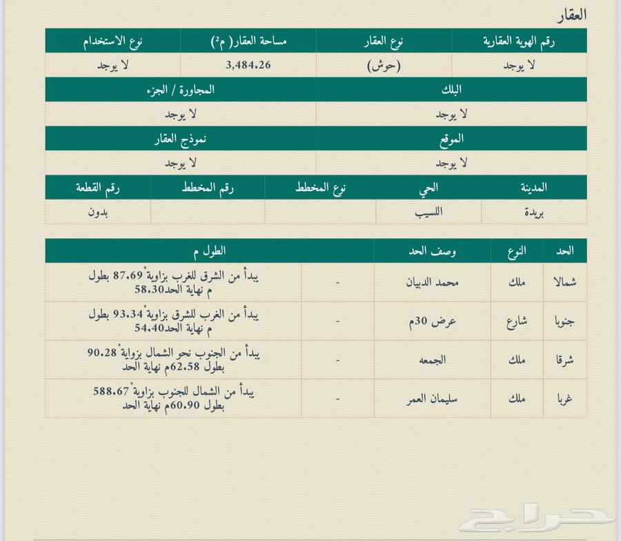 ارض كبيرة بخب روضان63380118471299112