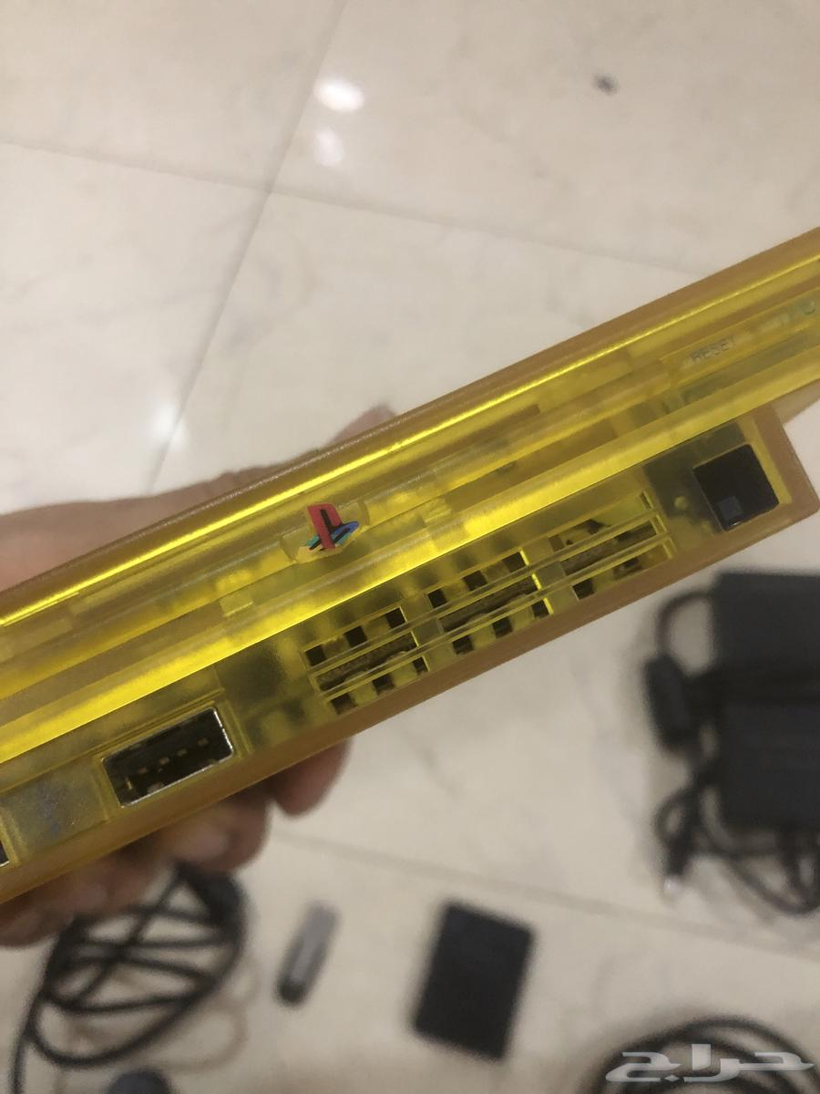 سوني 2 اصفر شفاف معه العاب فلاشه63390980125826112
