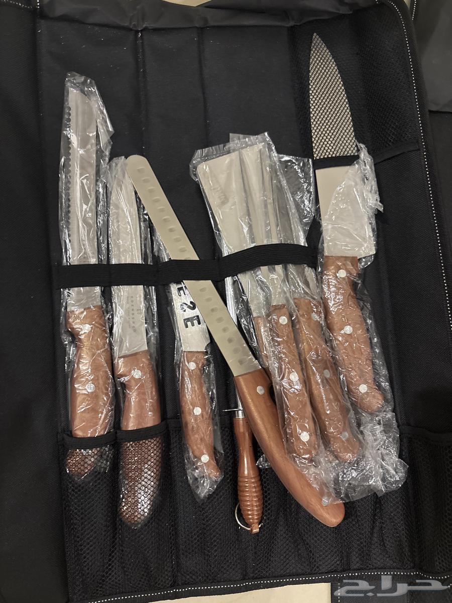A 9-piece knife set. Made in Germany, with a bag, complete set63389879123202111