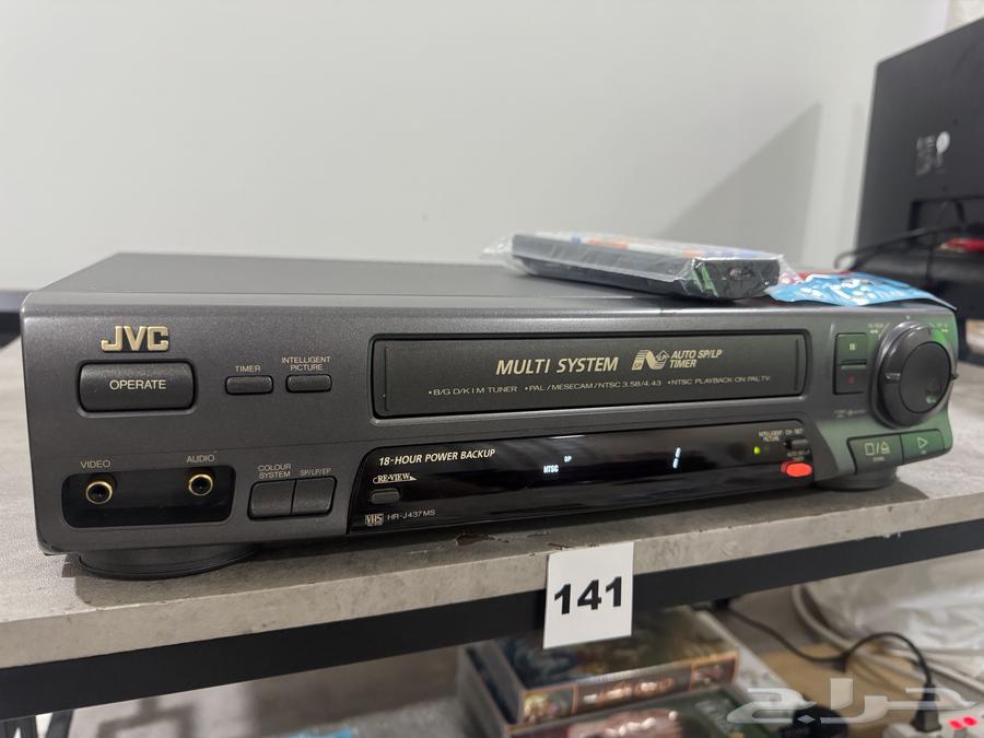 (تم البيع) جهاز فيديو (VHS) ماركة JVC ياباني بند (141)63389033270530111