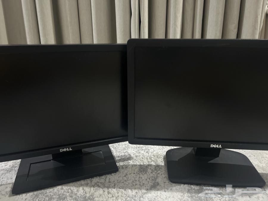 شاشتين مكتبيه Dell نظيفه الوحده ب 200 قابل التواصل في الخاص63391269931651113