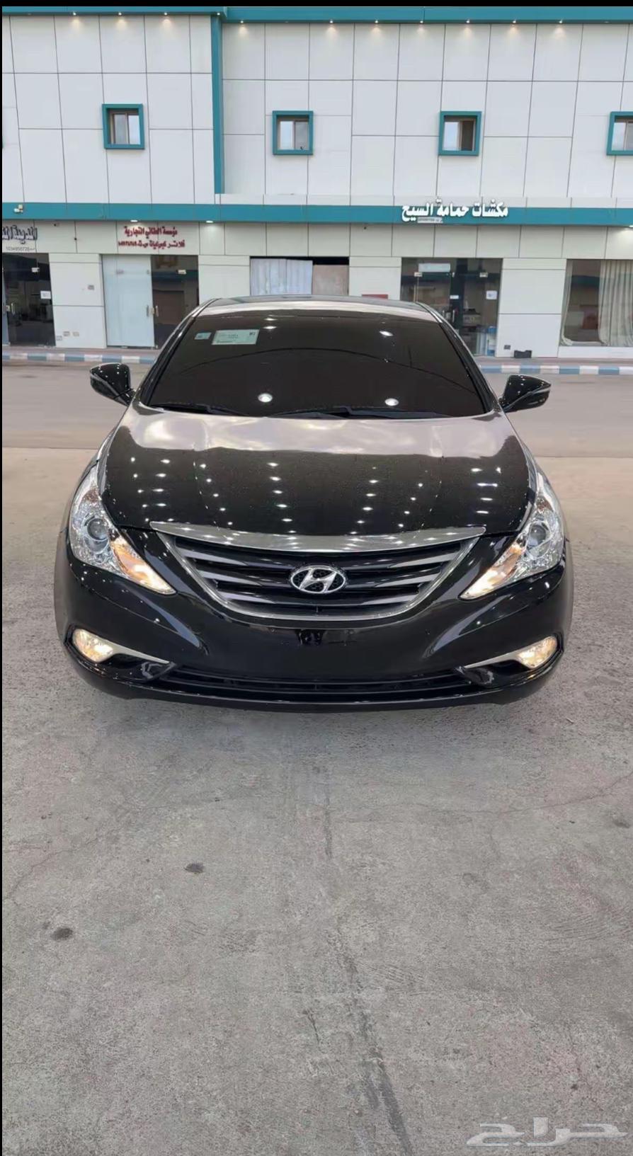 Need a 2014 Sonata, body full, black, Al-Majdai, price 20-2563398291401731112