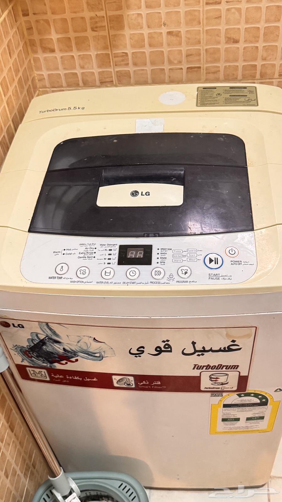 غساله اوتو 5.5 كيلو   فرن كيليكون استعمل شهر 43 لتر63389227076610110