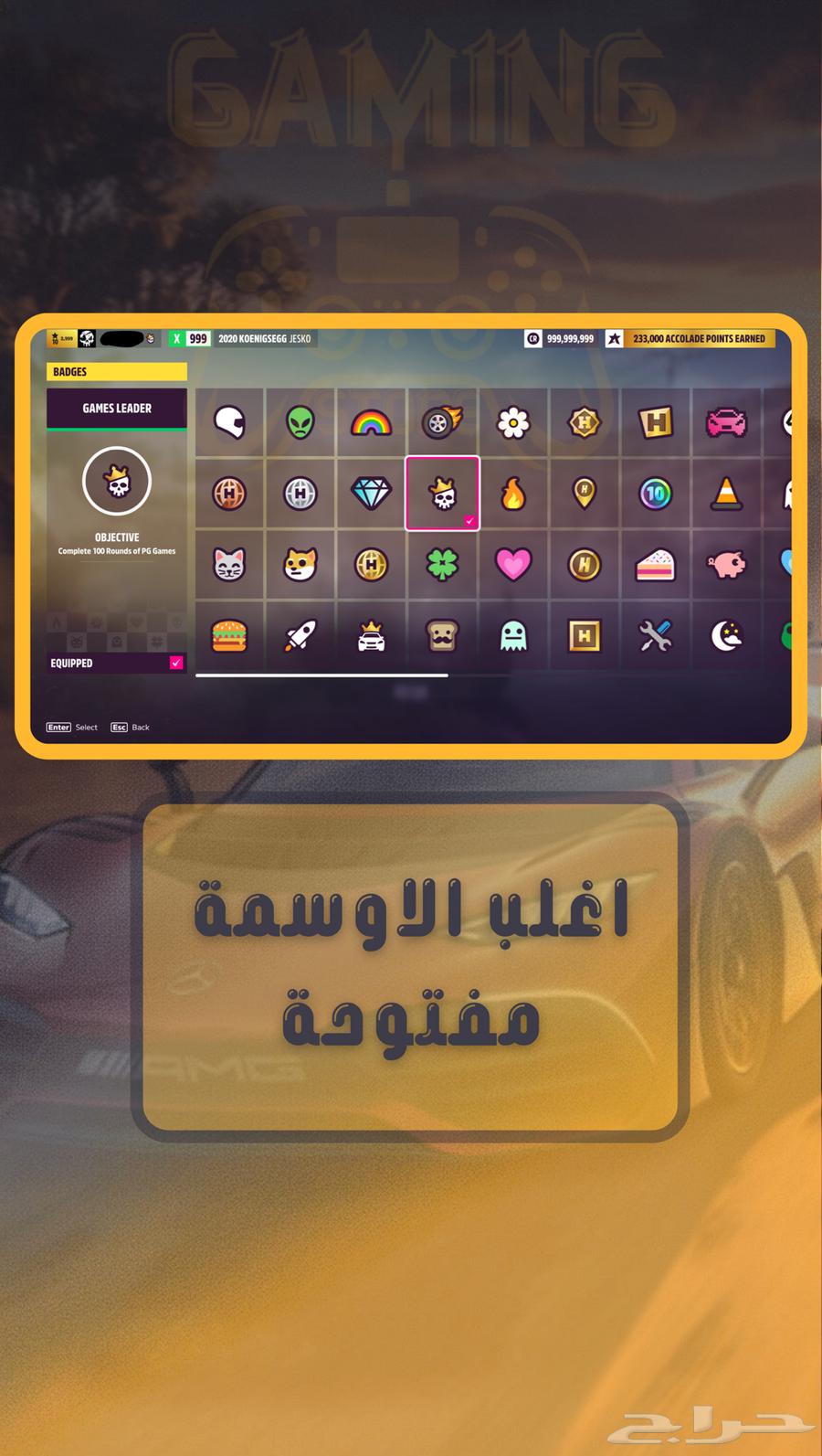 حساب فورزا هورايزن 5 مهكر63387327180419113