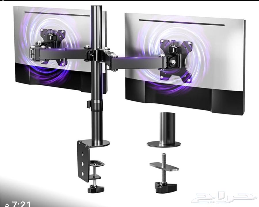 Two Gaming Screens 2k and 1080p with Dual Monitor Stand63402984152578113