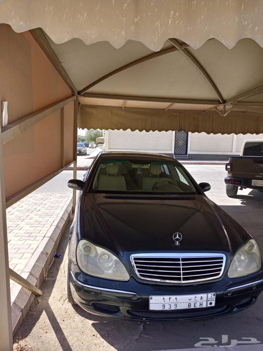مرسيدس S500 موديل 2001 لوحة مميزه63392219013250114