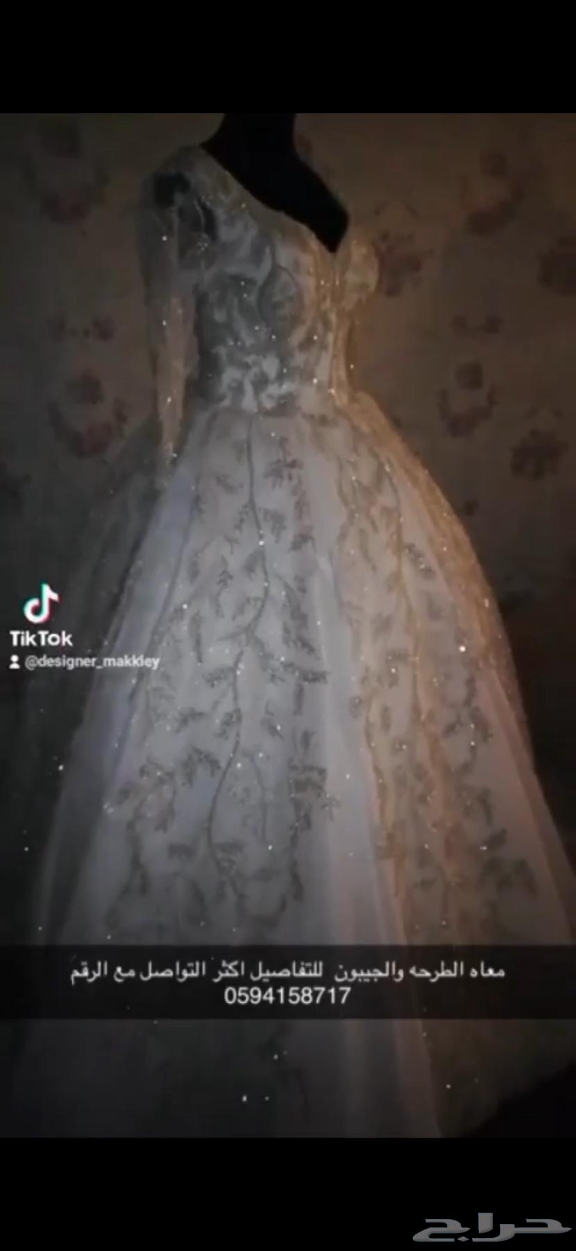فستان زواج تصميم مصمم بجده63388786229122110
