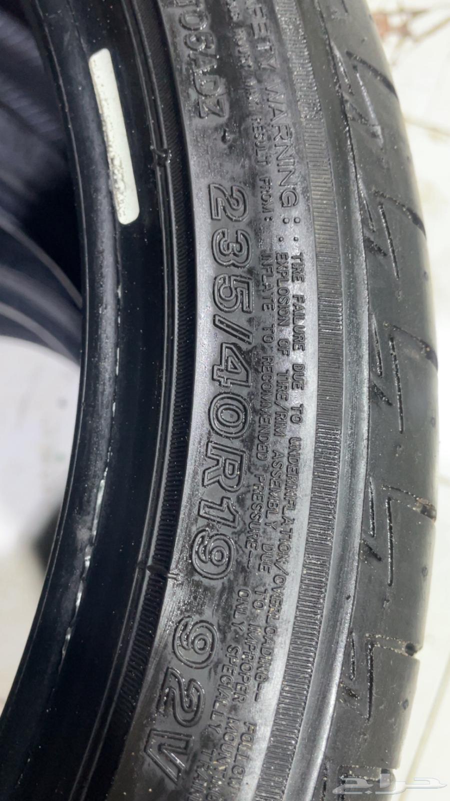 235 40 19 Bridgestone tire set, new63137862314243111