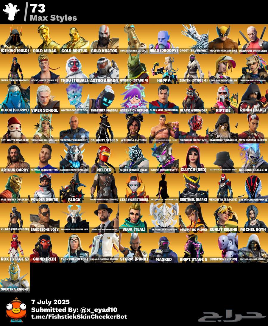 Fortnite Account 260 Skins Season 3 Information in File63385352568579111