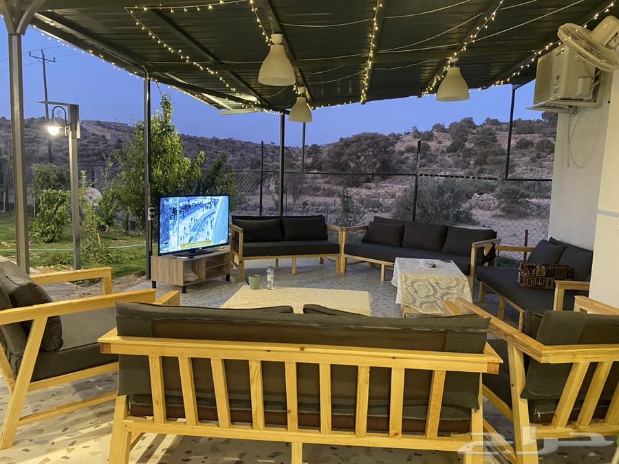 منتجع مع مزرعه مفروشه (النماص-حلباء)630133878181131110