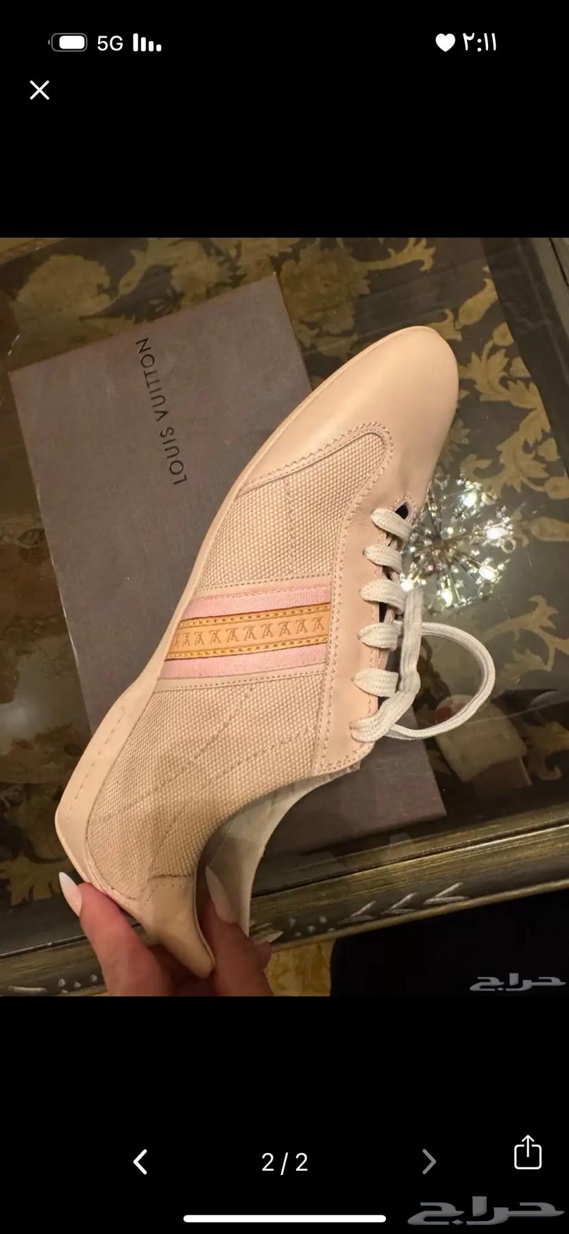 Louis Vuitton pink shoe size 4163384183145346111