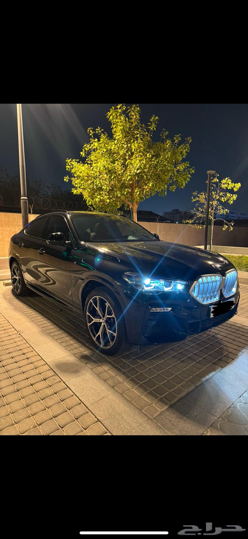 BMW X6 M Kit 2022 اللون اسود داخليه احمر تحت الضمان63388240864258112