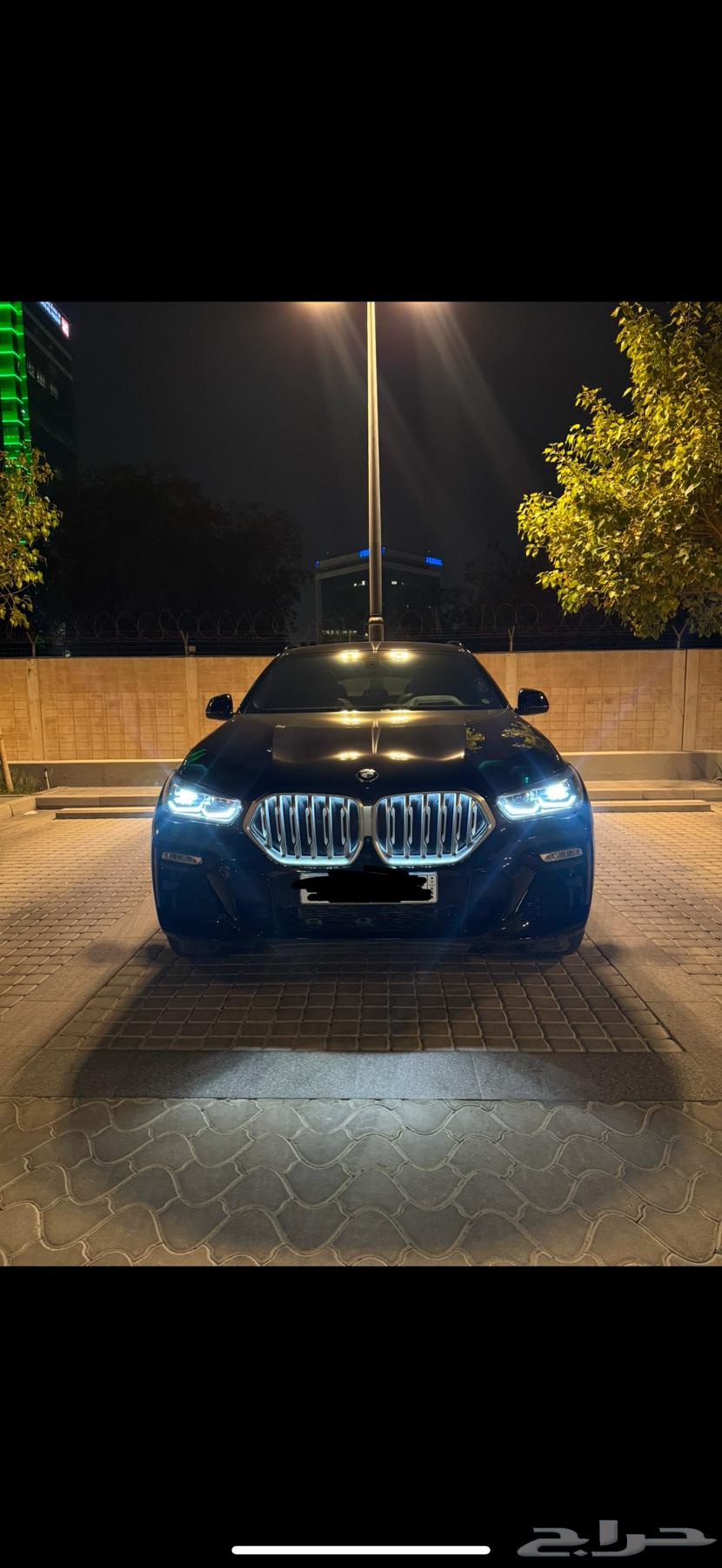 BMW X6 M Kit 2022 اللون اسود داخليه احمر تحت الضمان63388240864258111