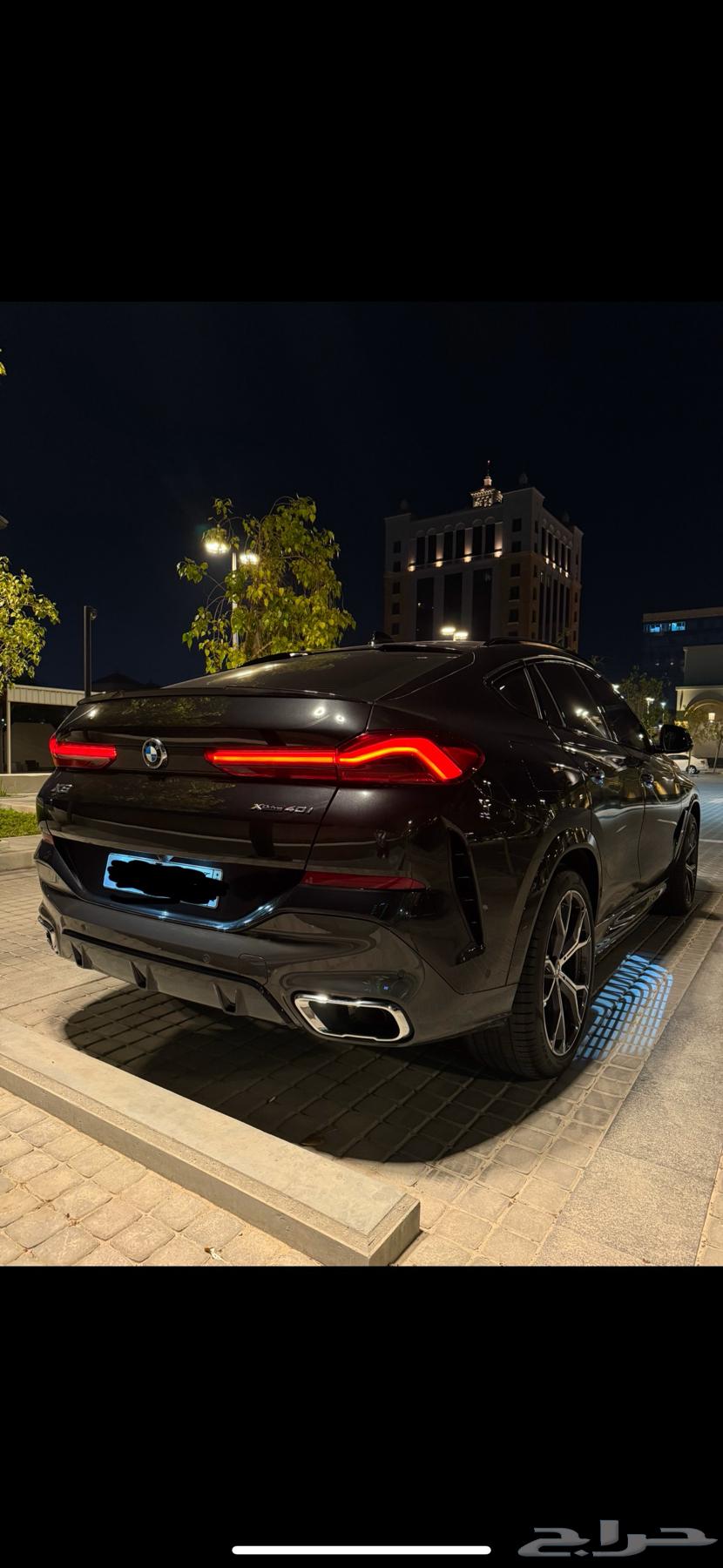 BMW X6 M Kit 2022 اللون اسود داخليه احمر تحت الضمان63388240864258113
