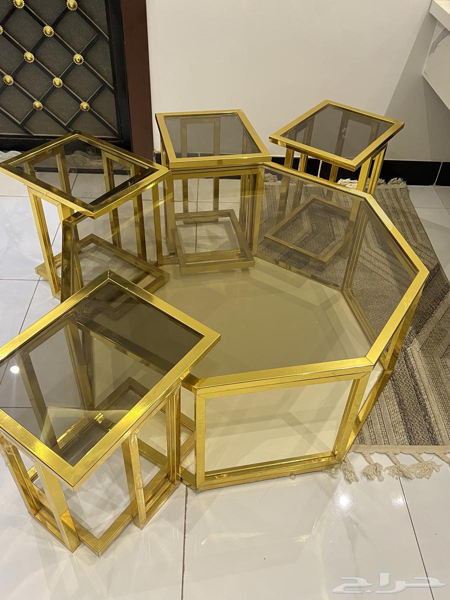 طاولات قهوه مع 4 خدمه63618289378945111