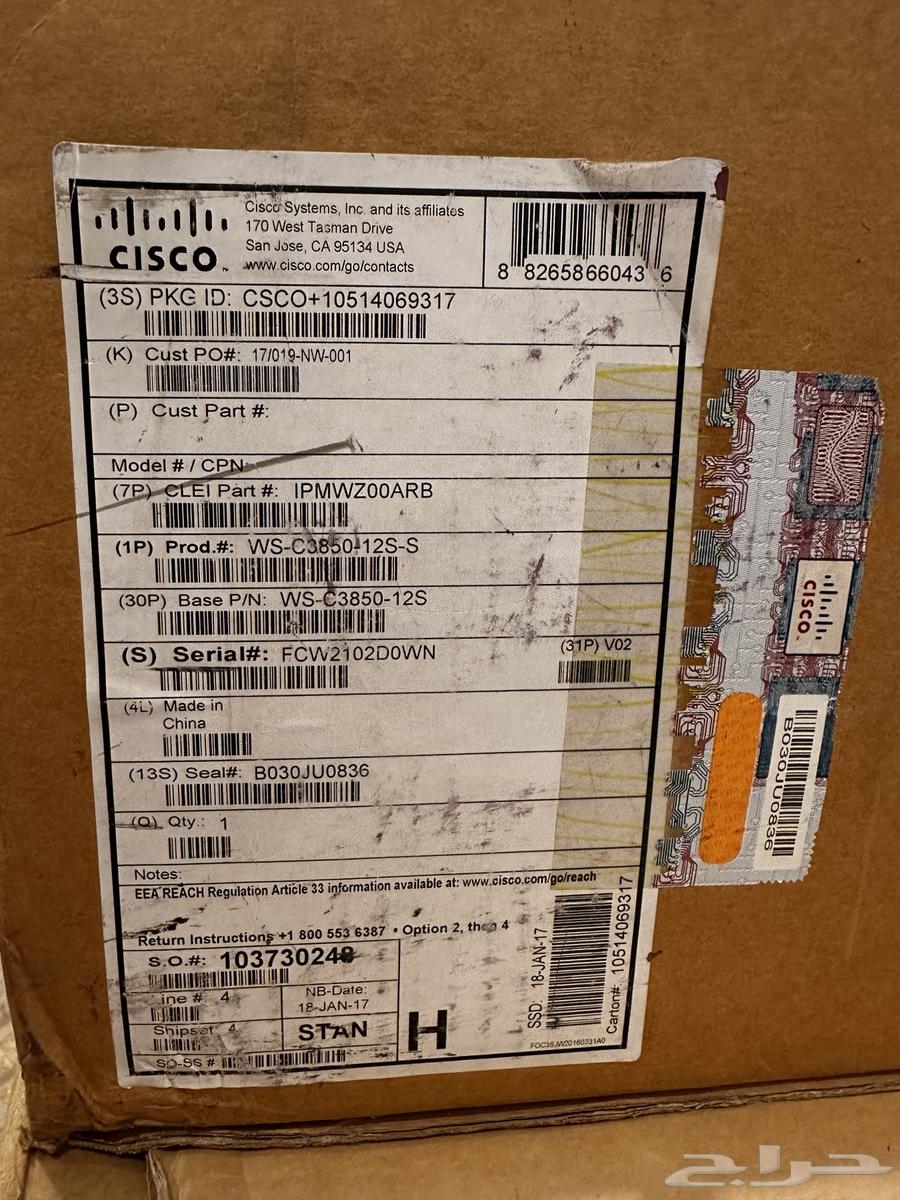 سيسكو سويتش كاتاليست CISCO C3850-NM-BLANK63618387638402112