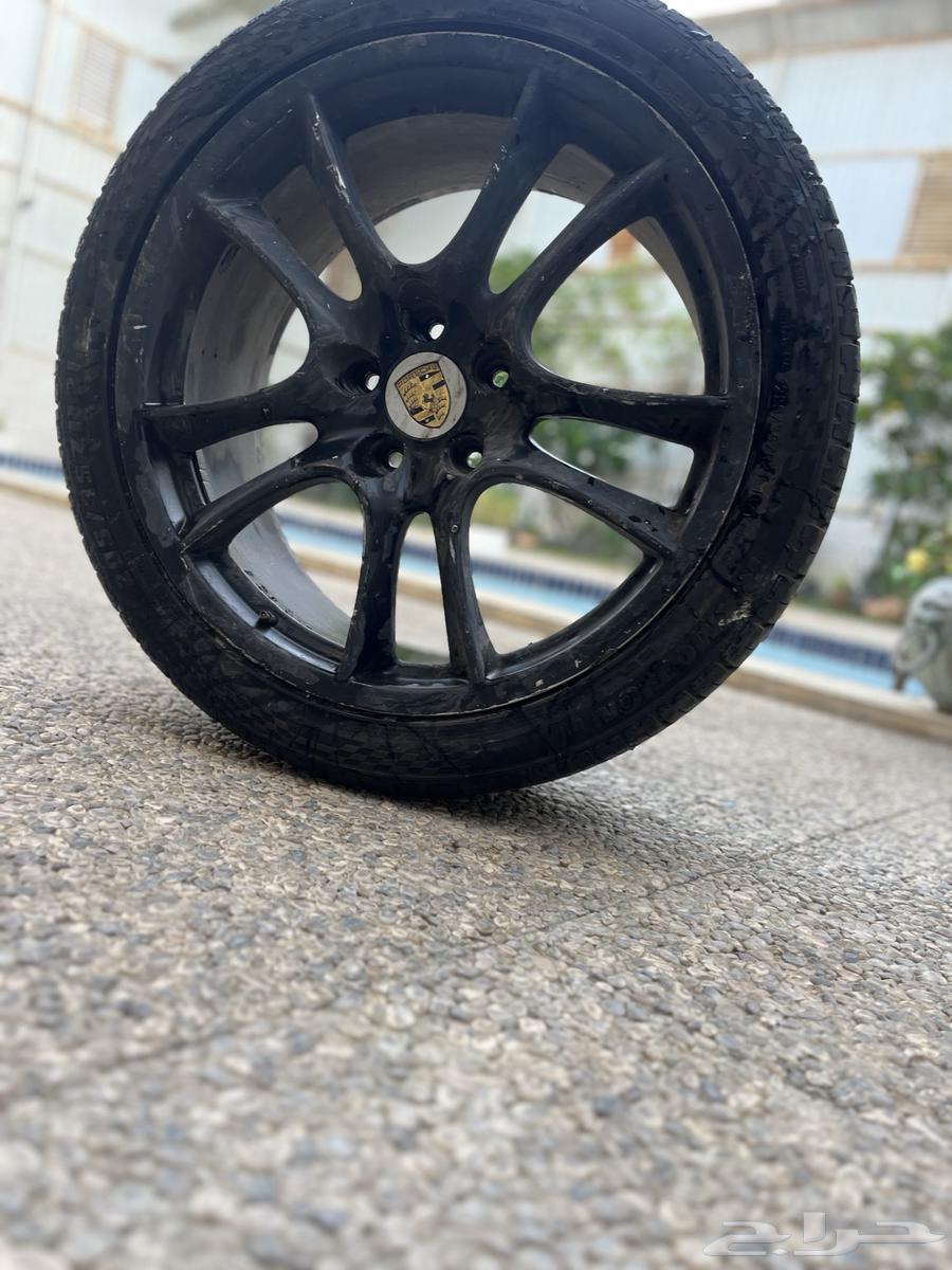 جنط بورش كايين مقاس 21 الأصلي نظيف وكالة63654639636225110