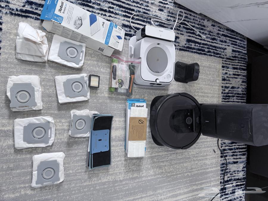 مجموعة مكنسة ومساحة روبوتية Roomba63618667077633112
