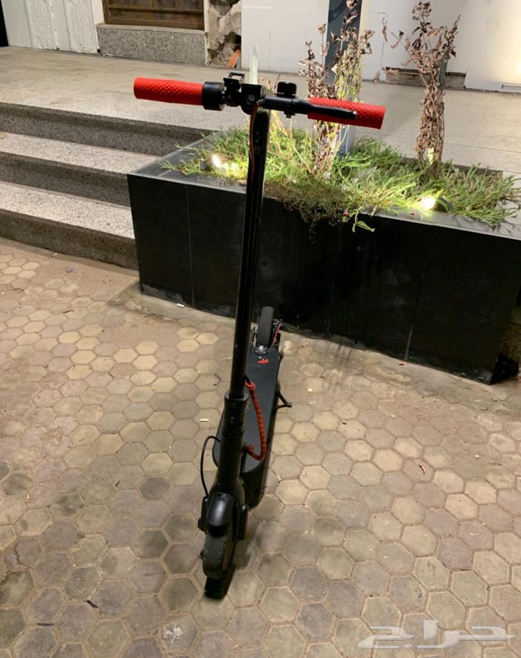 Electric scooter with slight vibration in the handlebar only63618763392385111