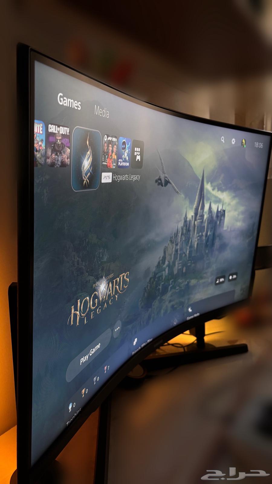 شاشة 32 إنش 165Hz Samsung Odyssey G5 شبه جديدة مع هدية63618769484546111