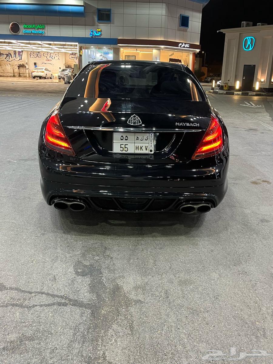 Mercedes 2007 coupe model converted to Maybach exterior 2019 with license plate63617980068610113