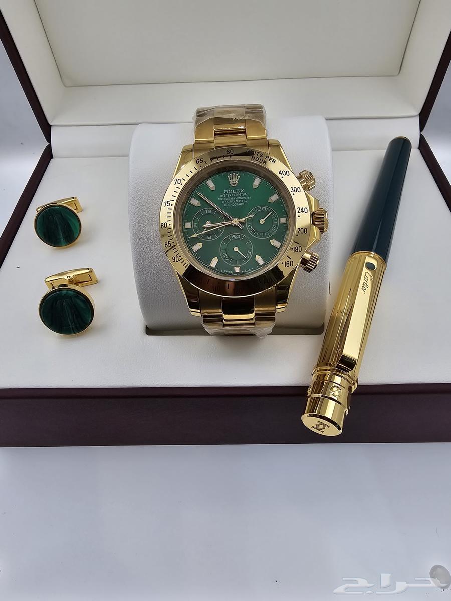 Watch, pen, and tie clip set63146947407618114