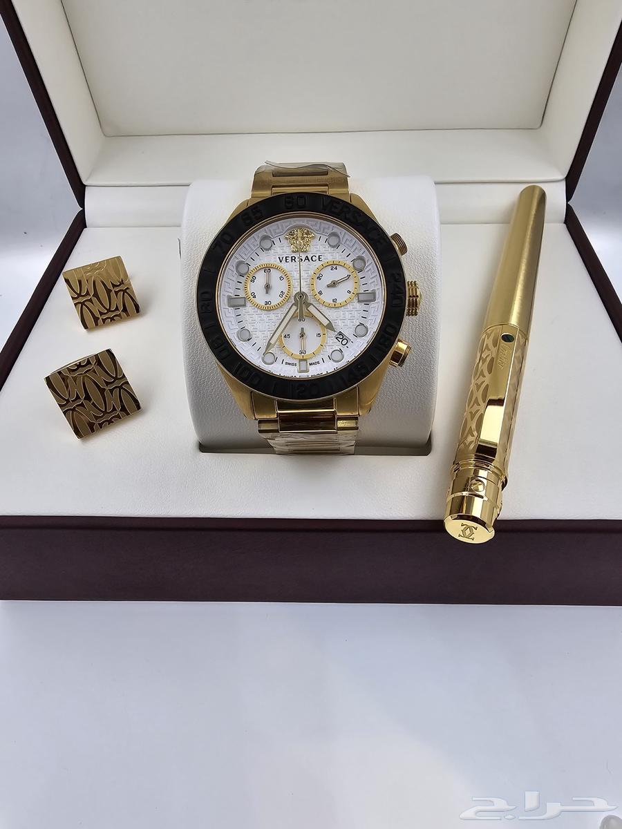Watch, pen, and tie clip set63146947407618112