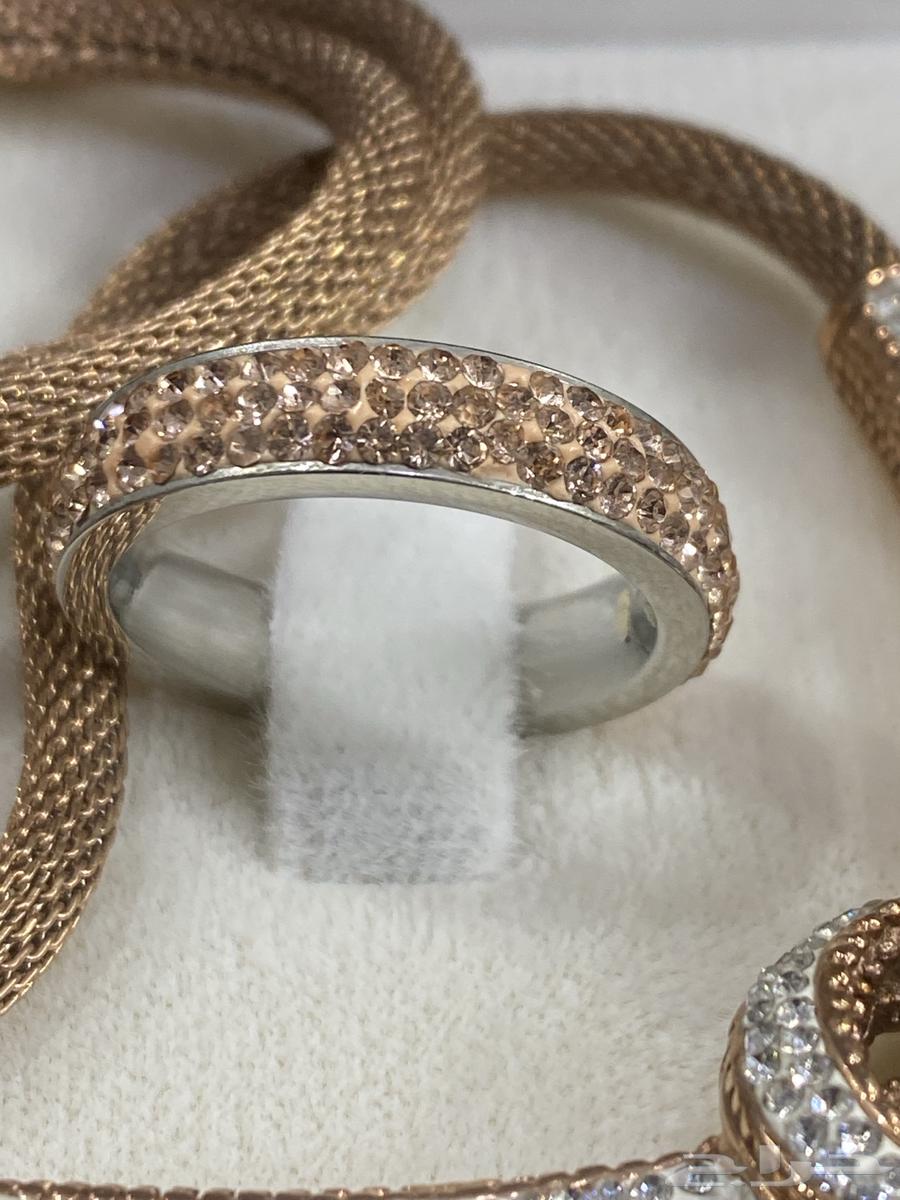 Copper Snake Necklace and Elegant and Unique Zircon Ring63618770547329112