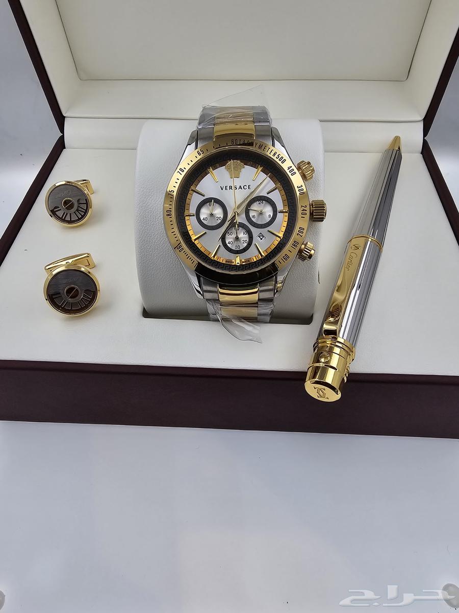 Watch, pen, and tie clip set63146947407618113
