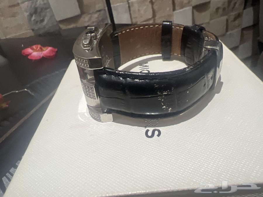ساعه اصليه جنيفا رجالي فصوص زيركون63618953449985111